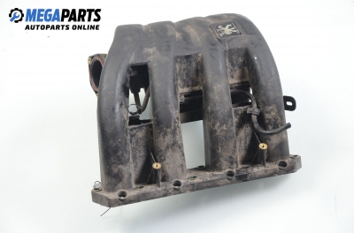 Intake manifold for Peugeot 406 2.0 16V, 132 hp, coupe, 1998