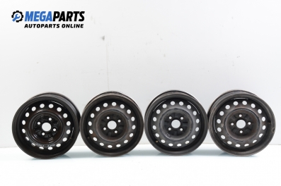 Steel wheels for Toyota Yaris (1999-2005) 14 inches, width 5.5 (The price is for the set)