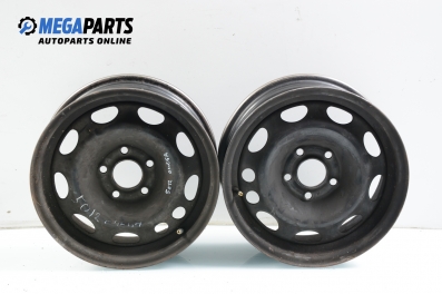Steel wheels for Opel Omega B (1994-2004) 15 inches, width 6.5 (The price is for two pieces)