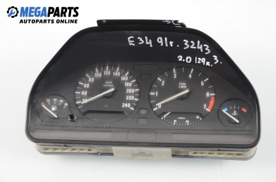 Instrument cluster for BMW 5 (E34) 2.0, 129 hp, sedan, 1991