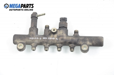 Fuel rail for Mazda 6 2.0 DI, 136 hp, station wagon, 2004