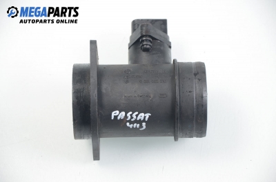 Air mass flow meter for Volkswagen Passat (B5; B5.5) 1.9 TDI, 110 hp, sedan automatic, 1998 № Bosch 0 281 002 216
