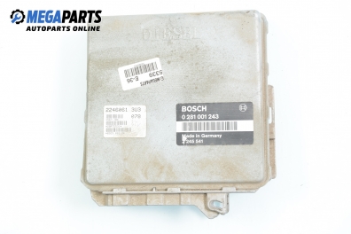 ECU für BMW 3 (E36) 1.7 TDS, 90 hp, sedan, 1995 № Bosch 0 281 001 243