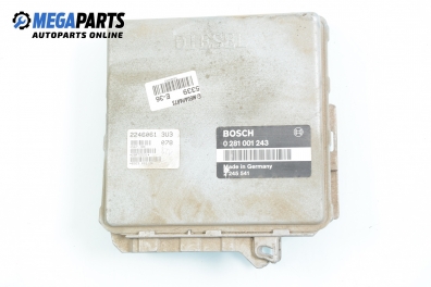 ECU for BMW 3 (E36) 1.7 TDS, 90 hp, sedan, 1995 № Bosch 0 281 001 243