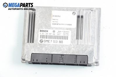 ECU for BMW 3 (E46) 2.0, 143 hp, sedan, 2002 № Bosch 0 261 209 007