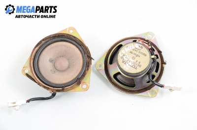 Loudspeakers for Toyota Corolla 1.6, 110 hp, hatchback, 3 doors, 1999