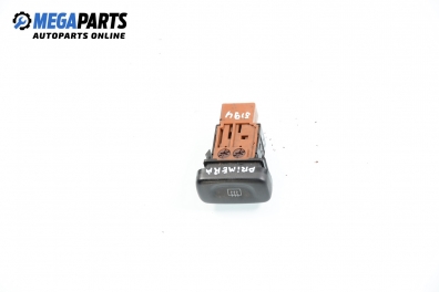 Rear window heater button for Nissan Primera (P10) 1.6, 102 hp, sedan, 1993