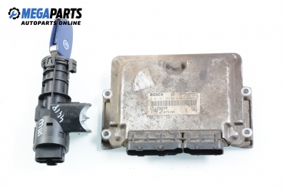 ECU incl. ignition key for Fiat Stilo 1.9 JTD, 115 hp, hatchback, 2004 № Bosch 0 281 011 553