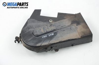 Timing belt cover for Peugeot 306 1.9 TD, 90 hp, station wagon, 1999