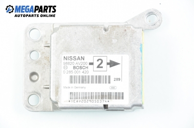 Modul airbag for Nissan Primera (P12) 1.8, 115 hp, hatchback, 2002 № Bosch 0 285 001 420