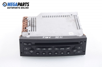 CD player for Peugeot 206 1.4 HDi, 68 hp, hatchback, 5 doors, 2003