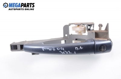 Mâner exterior pentru Peugeot 407 2.0 HDi, 136 cp, sedan, 2004, poziție: stânga - fața