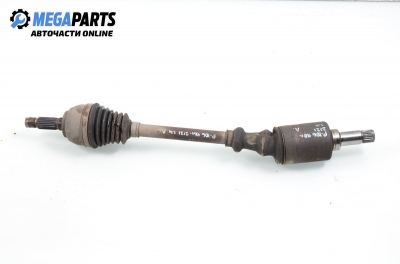 Driveshaft for Peugeot 106 1.4, 69 hp, 3 doors, 1996, position: left