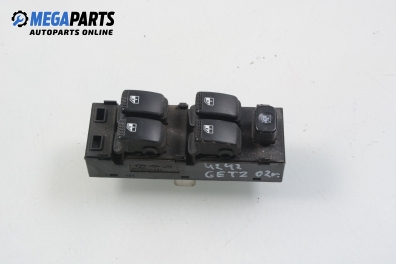 Window adjustment switch for Hyundai Getz 1.3, 82 hp, 5 doors, 2002