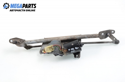 Front wipers motor for Peugeot 106 1.4, 69 hp, 1996, position: front