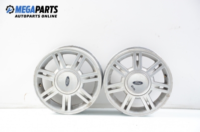 Alloy wheels for Ford Fiesta IV (1995-2002) 15 inches, width 5.5 (The price is for two pieces)