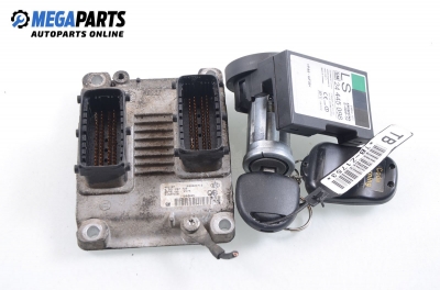 ECU incl. ignition key and immobilizer for Opel Corsa C 1.0, 60 hp, 3 doors, 2004 № Bosch 0 261 207 720
