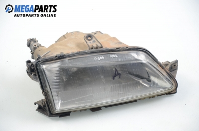 Headlight for Peugeot 306 1.6, 89 hp, hatchback, 5 doors, 1995, position: right