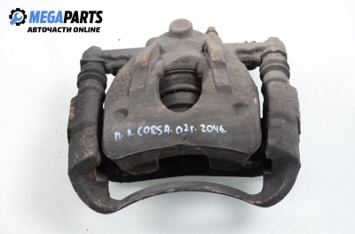 Caliper for Opel Corsa C 1.0, 58 hp, 3 doors, 2002, position: front - left