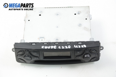 CD player for Mercedes-Benz C-Class 203 (W/S/CL) 2.2 CDI, 150 hp, coupe, 2004