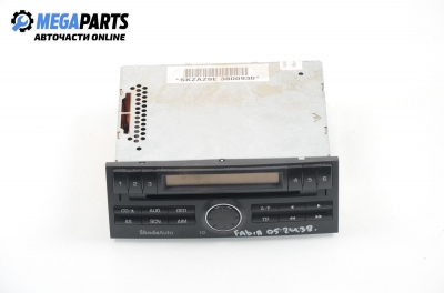 CD player pentru Skoda Fabia 1.4 TDI, 75 cp, hatchback, 2005