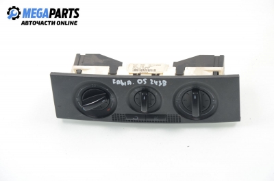 Air conditioning panel for Skoda Fabia 1.4 TDI, 75 hp, hatchback, 2005