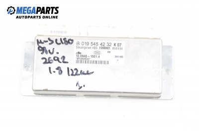 Modul de comandă ABS pentru Mercedes-Benz C-Class 202 (W/S) 1.8, 122 cp, combi, 1998 № 019 545 42 32