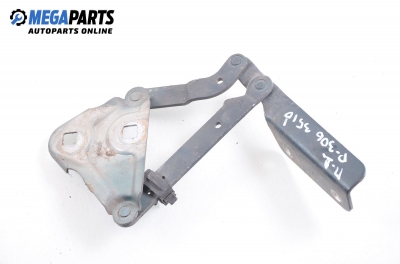 Bonnet hinge for Peugeot 306 1.4, 75 hp, hatchback, 5 doors, 1993, position: right