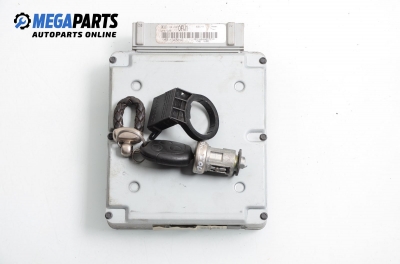 ECU incl. ignition key for Ford Focus 1.4 16V, 75 hp, hatchback, 3 doors, 2002 № 1M5F-12A650-AC