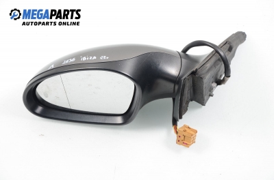 Oglindă pentru Seat Ibiza 1.4 16V, 75 cp, hatchback, 5 uși, 2002, poziție: stânga
