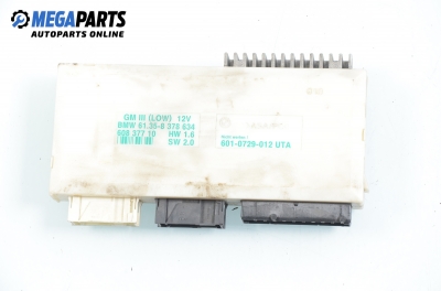 Comfort module for BMW 5 (E39) 2.0, 150 hp, station wagon, 1998 № 61.35-8 378 634
