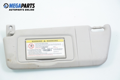 Sun visor for Mercedes-Benz CLK-Class 209 (C/A) 2.4, 170 hp, coupe automatic, 2005, position: left