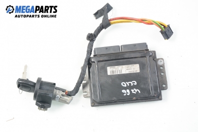 ECU incl. ignition key for Renault Clio II 1.6 16V, 107 hp, 3 doors, 1999 № Siemens 110030004