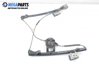 Macara geam cu acționare manuală pentru Volkswagen Golf III 1.9 TD, 75 cp, combi, 1994, poziție: dreaptă - fața