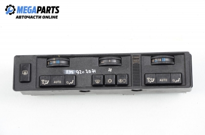 Air conditioning panel for BMW 5 (E34) 2.5 TDS, 143 hp, station wagon, 1992