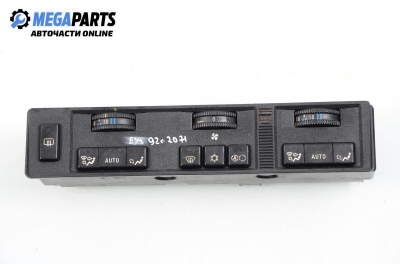Air conditioning panel for BMW 5 (E34) 2.5 TDS, 143 hp, station wagon, 1992