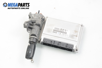 ECU incl. ignition key for Audi A6 (C5) 2.5 TDI, 150 hp, station wagon, 2000 № Bosch 0 281 010 148