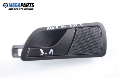 Inner handle for Skoda Fabia 1.9 SDi, 64 hp, hatchback, 2001, position: rear - left