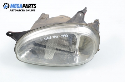 Headlight for Opel Corsa B 1.0 12V, 54 hp, hatchback, 3 doors, 1999, position: left