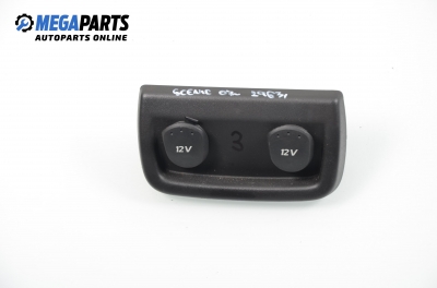 12V power outlet for Renault Scenic II 2.0 dCi, 150 hp, 2007
