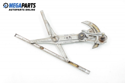Macara geam cu acționare manuală pentru Honda Civic V 1.3 16V, 75 cp, hatchback, 3 uși, 1993, poziție: stânga