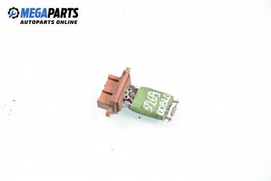 Blower motor resistor for Fiat Doblo 1.2, 65 hp, passenger, 2001