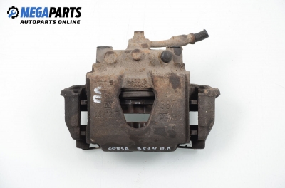 Caliper for Opel Corsa B 1.4, 60 hp, hatchback, 5 doors, 1994, position: front - left