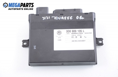 Module for Volkswagen Touareg 3.2, 220 hp automatic, 2006 № 3D0 909 135 L