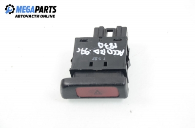 Emergency lights button for Honda Accord 2.0 TDi, 105 hp, sedan, 1997