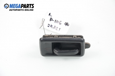 Inner handle for Peugeot 106 1.0, 50 hp, 3 doors, 1999, position: left