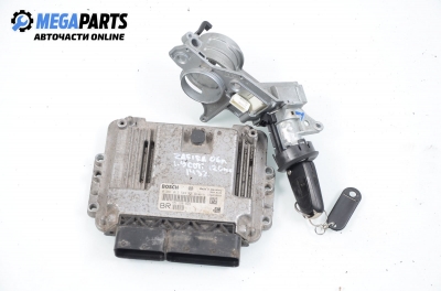 ECU incl. ignition key for Opel Zafira B (2005-2014) 1.9, minivan