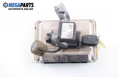 ECU incl. ignition key and immobilizer for Nissan Terrano II (R20) 2.7 TD, 101 hp, 5 doors, 2000 № Bosch 0 281 010 284