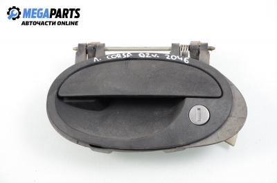 Außengriff für Opel Corsa C 1.0, 58 hp, 3 türen, 2002, position: links