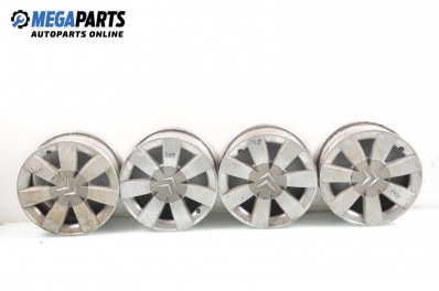 Alloy wheels for Citroen C8 (2002-2014) 15 inches (The price is for the set)